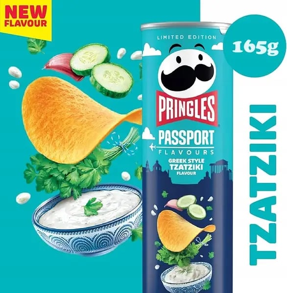 Чіпси Прінглс Pasport Greek Style 165г