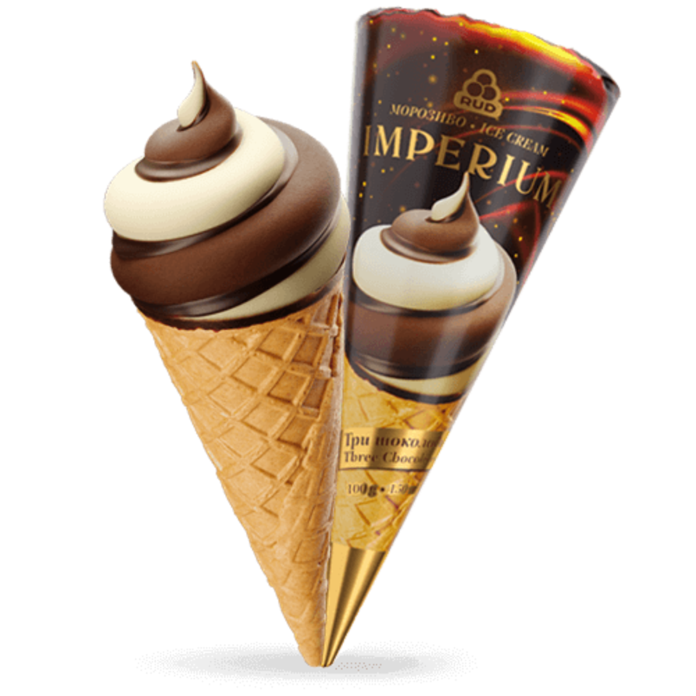 Ріжок три шоколада