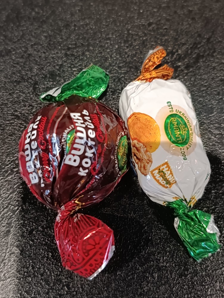 Цукерки з сухофруктами