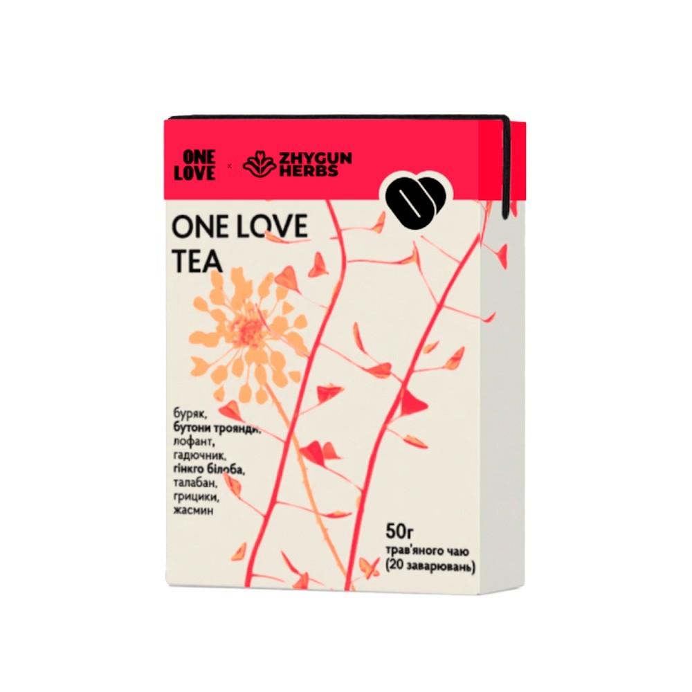 Чай фірмовий One Love Tea x Zhygun Herbs One Love 50 г