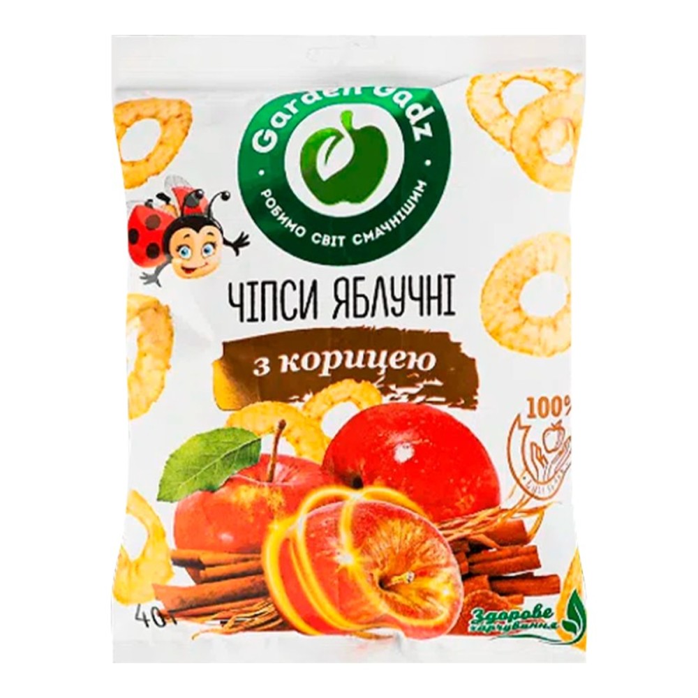 Чіпси яблучні Гадз 25 гр.