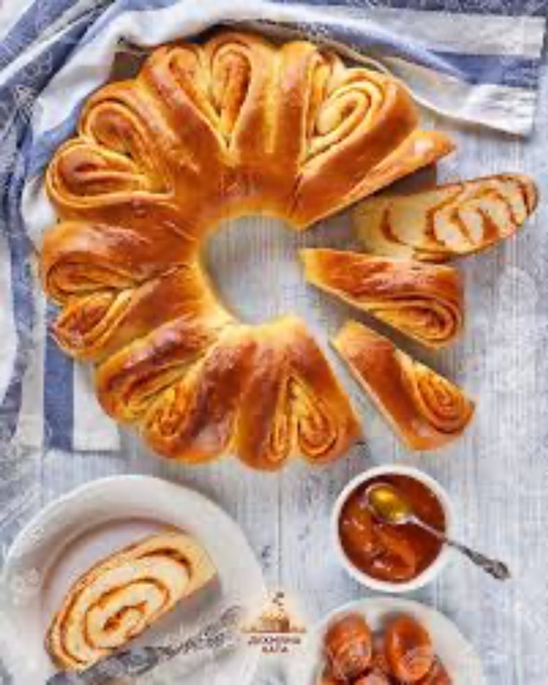 Плетінка творожно-абрикосова