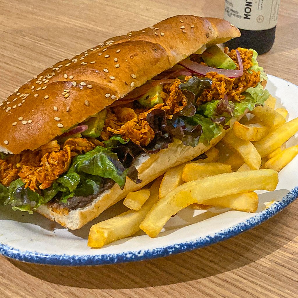 Emparedado Pollo mixiote
