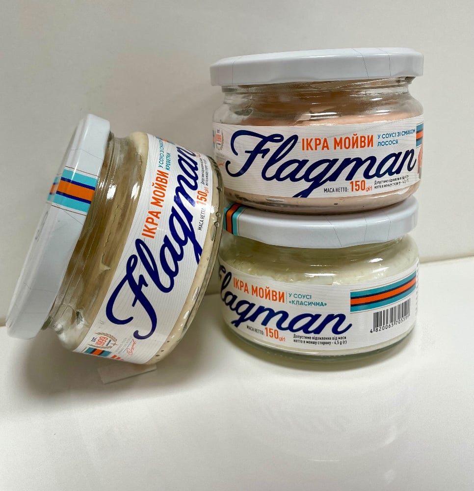 Ікра мойви в асортименті