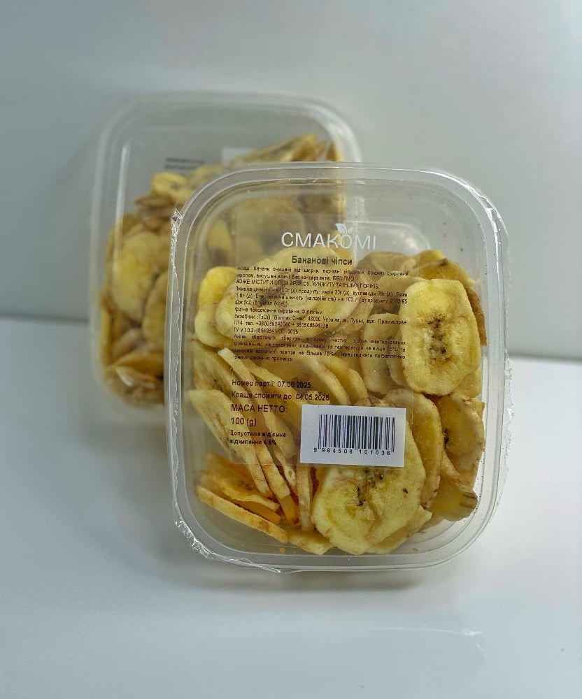 Бананові чіпси