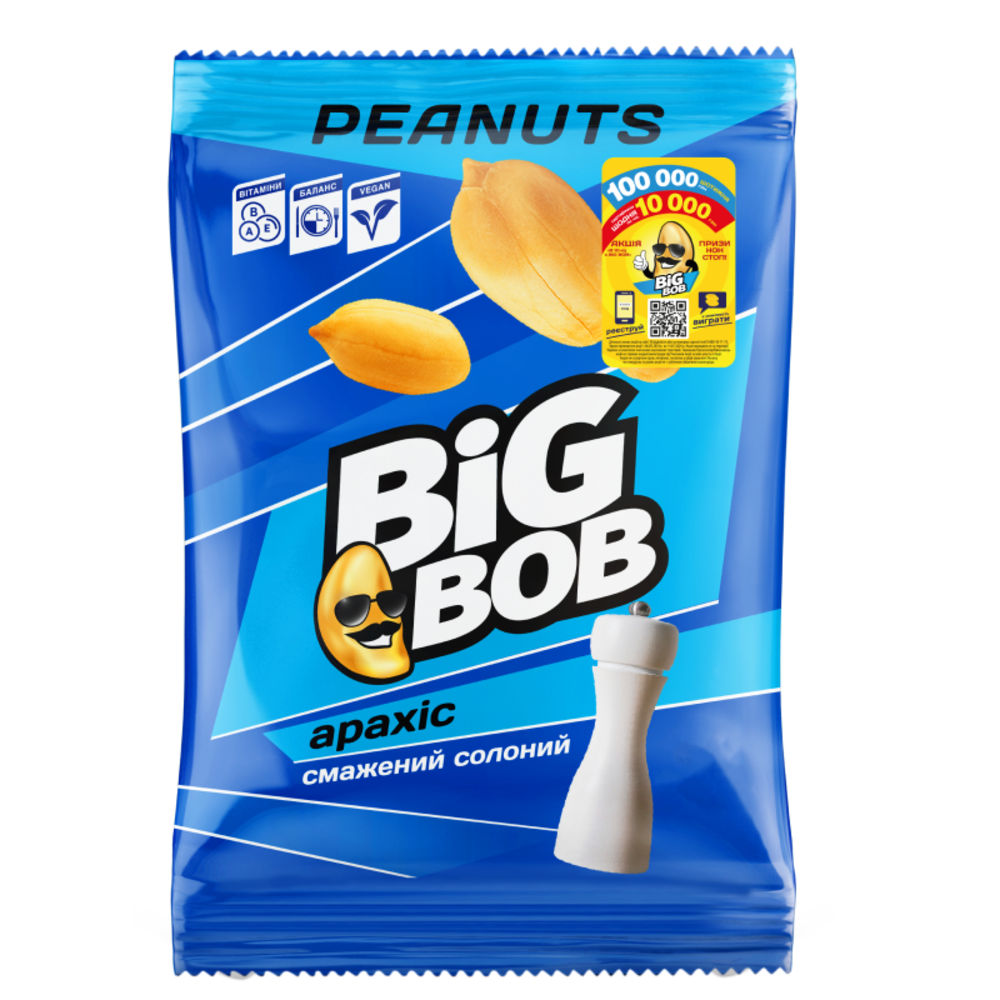 Арахіс Big Bob в асортименті 60гр