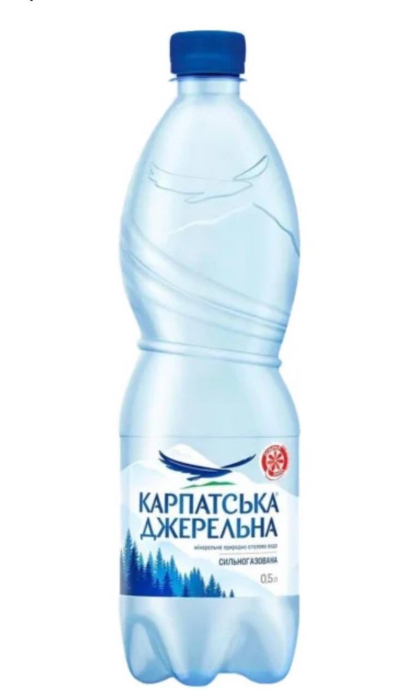 Карпатська джерельна 0.5 газована