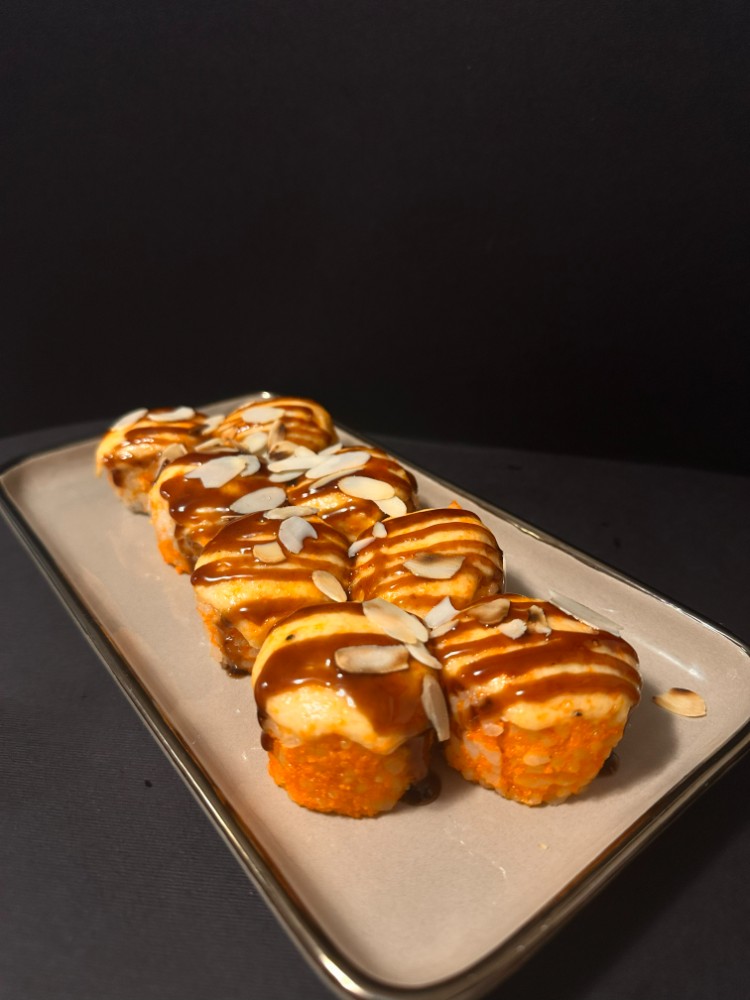 Запечений з креветкою