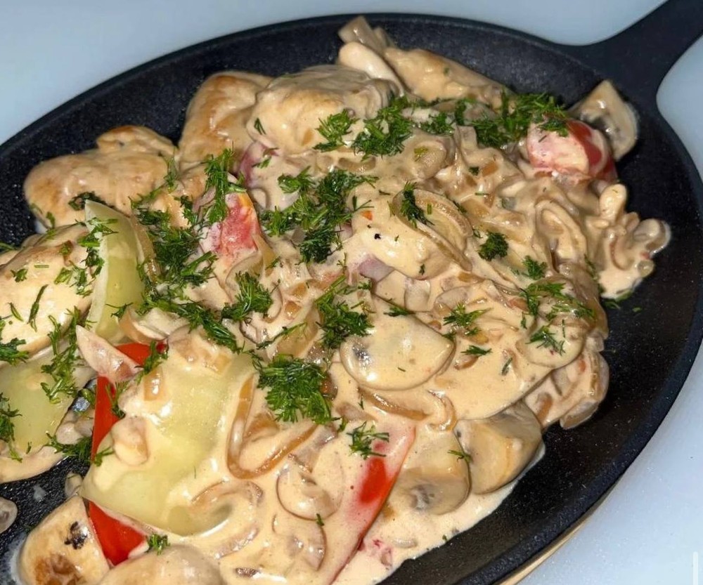 Пательня куряча з вершками