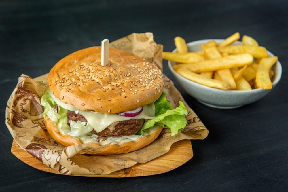 Smash Burger with Fries (Special)