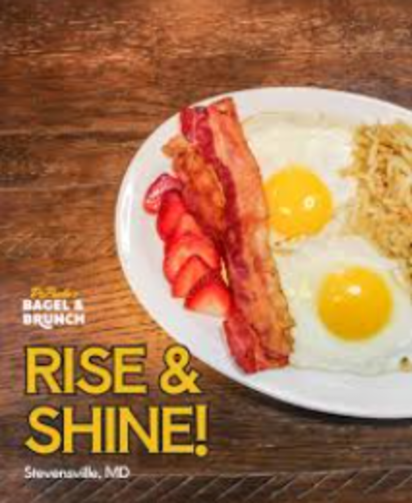 Rise 'N' Shine: Two eggs any style you choose and choose two sides 
