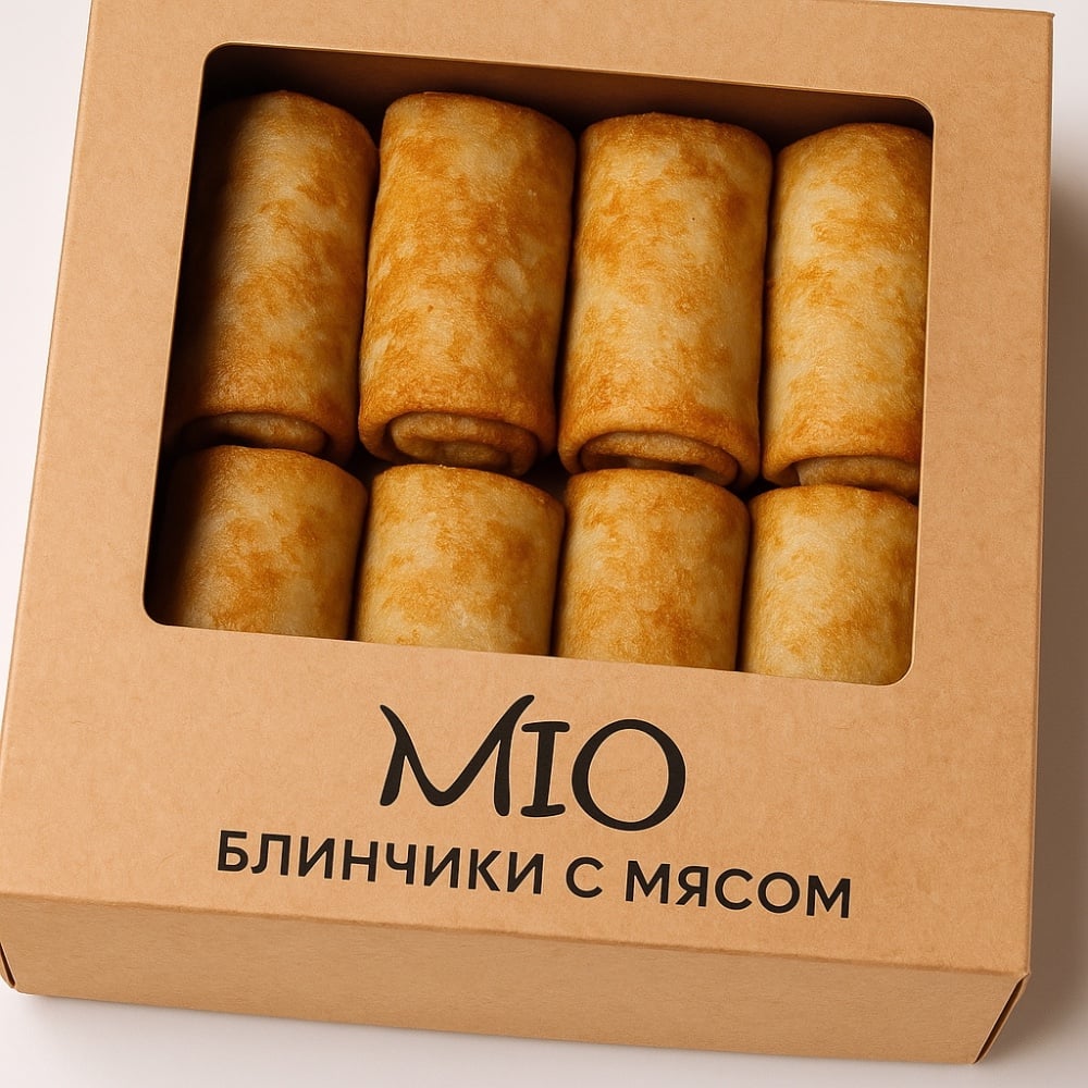 Блины с мясом, 700 гр.