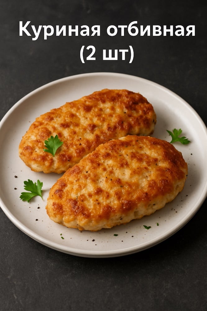 Куриная отбивная (2 шт)