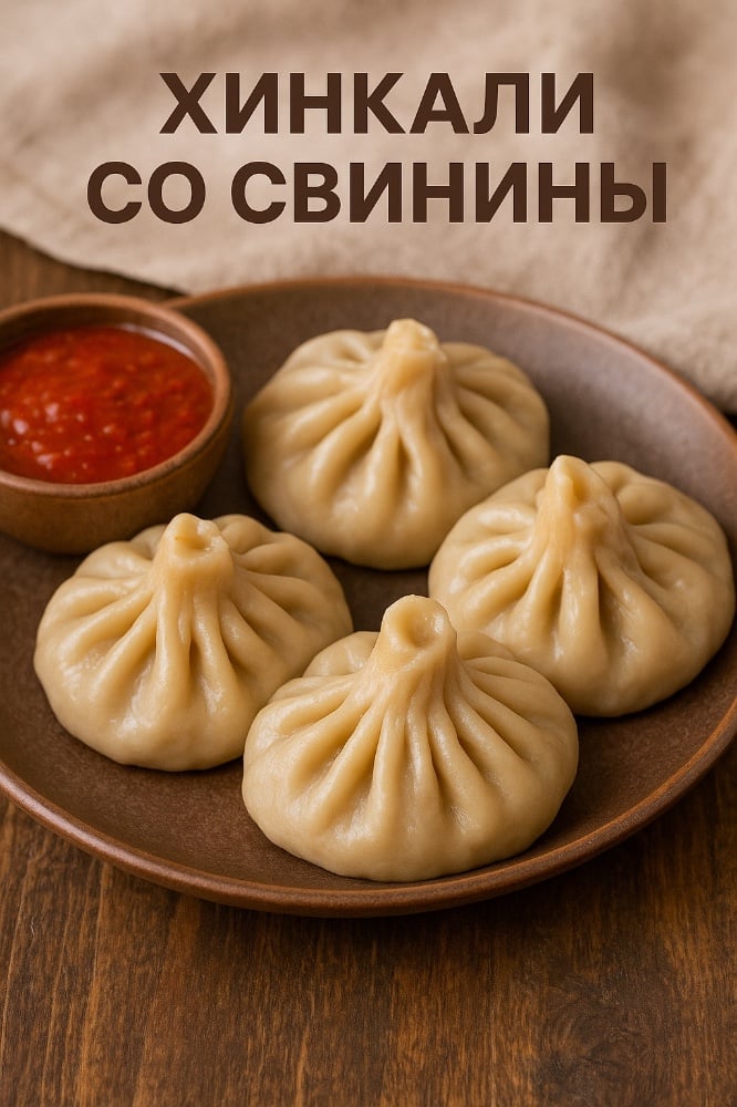 Хинкали со свининой