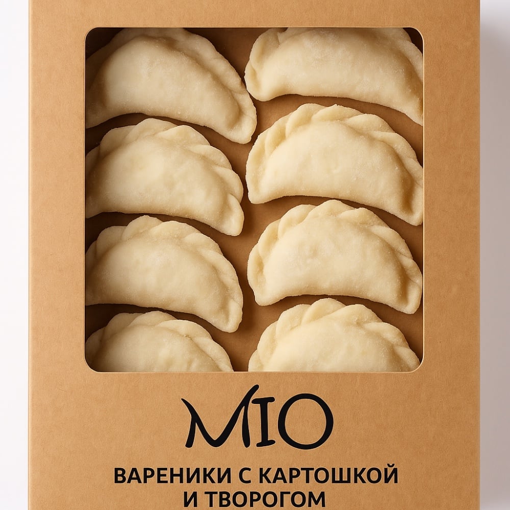 Вареники с творогом и картошкой