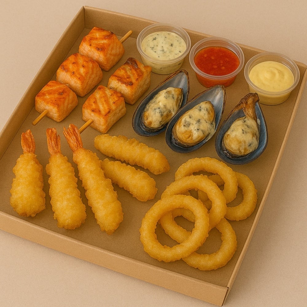 Бокс BBQ 3 рыба и морепродукты 