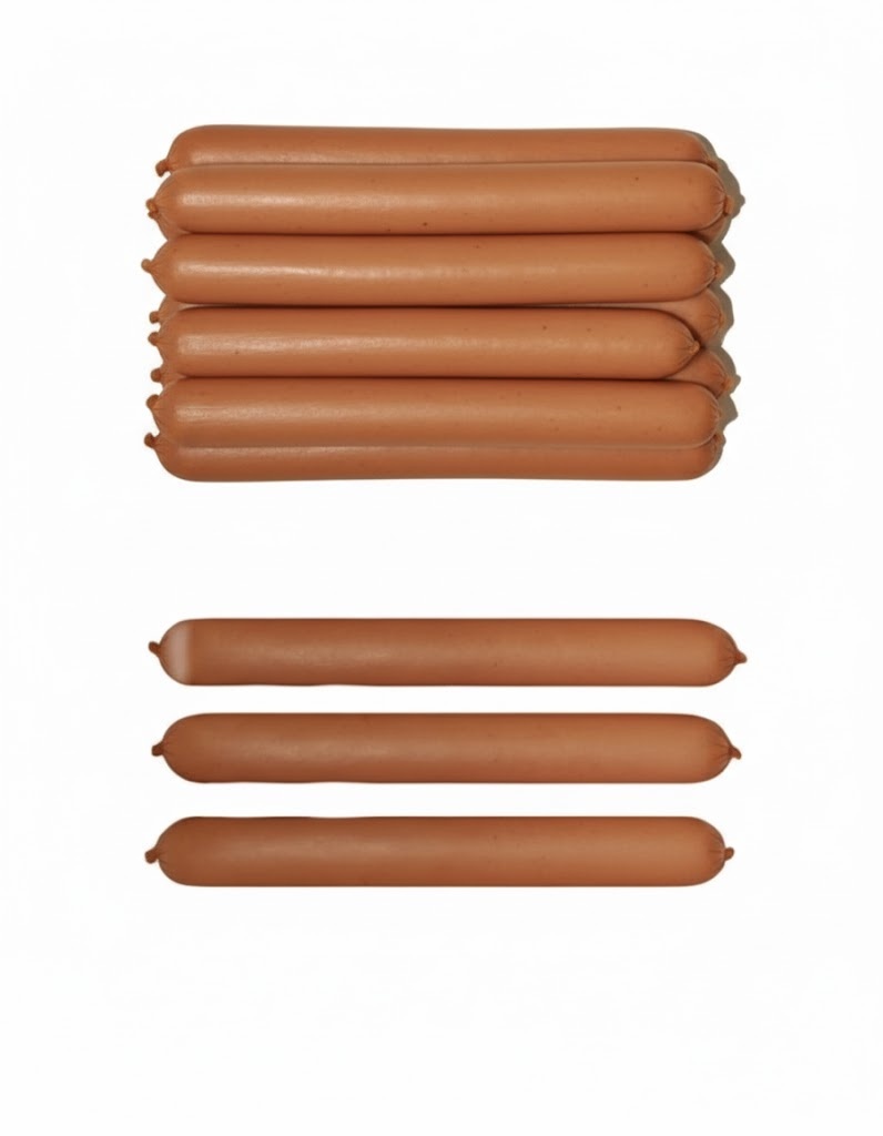 Сосиски "Ніжні з сиром"