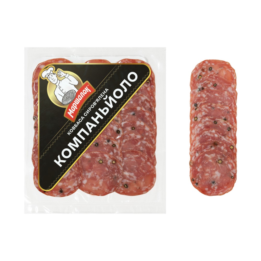 Ковбаса "Компаньйоло" с/в в/г нарізка