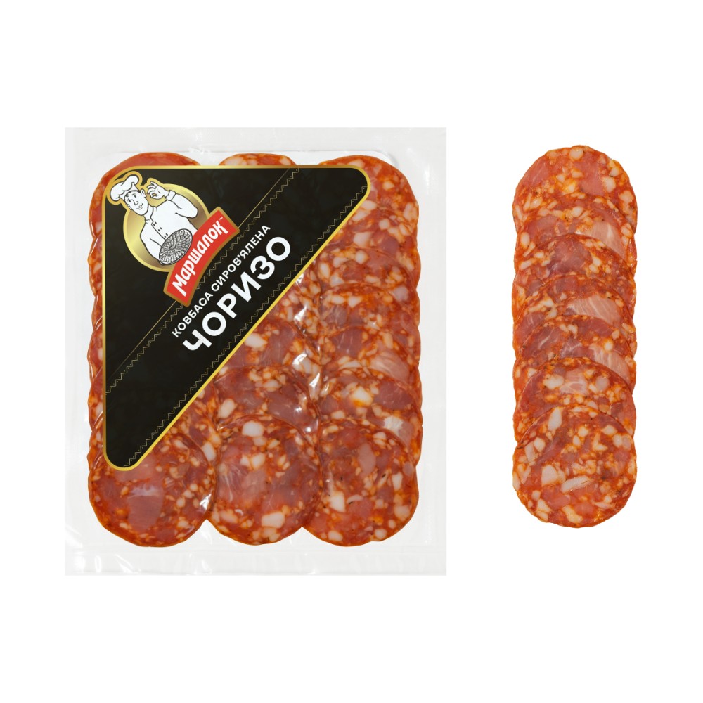 Ковбаса "Чоризо" с/в в/г нарізка