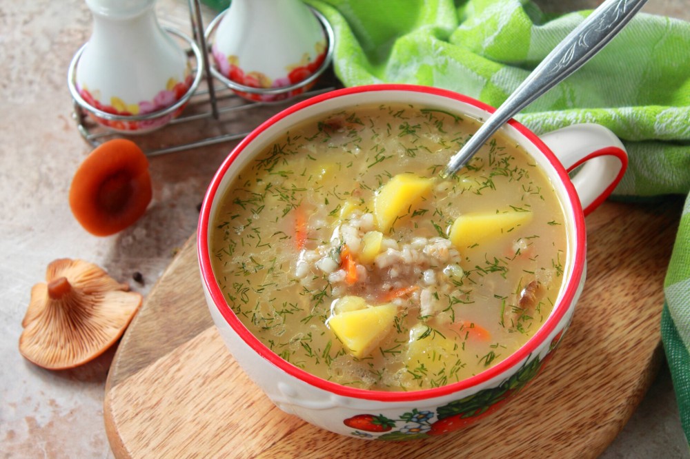 Суп с перловкой