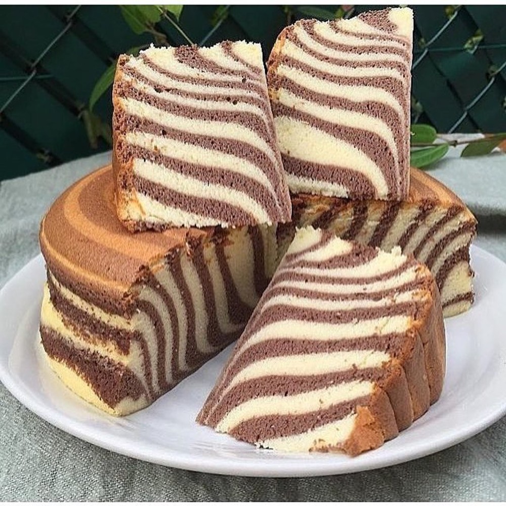 пирожное зебра