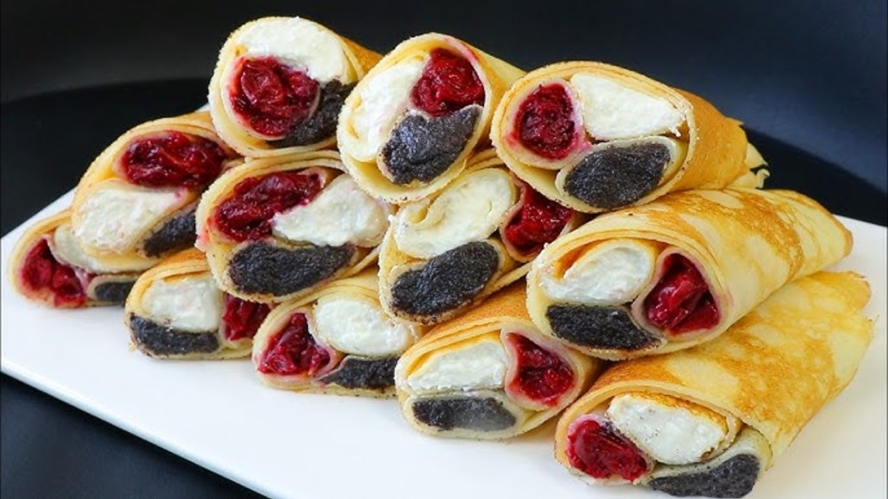 Блинчики с сладкой начинкой