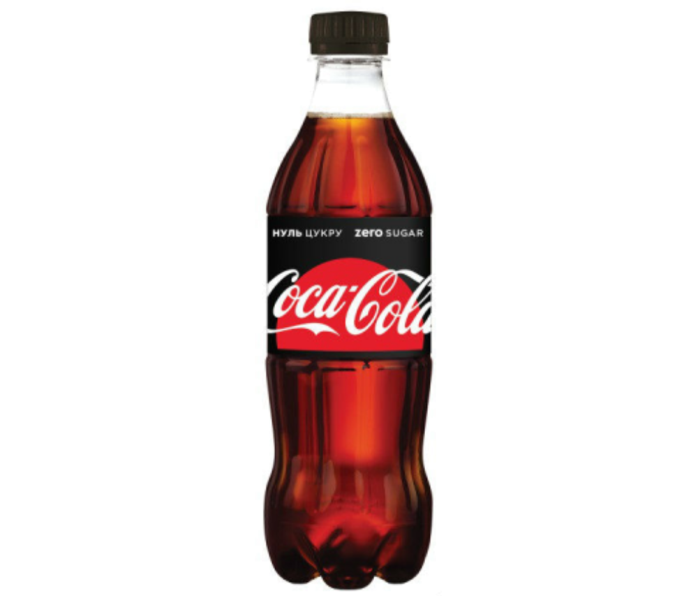 Напій б/а Coca-Cola ZERO SUGAR 0,5л ПЕТ