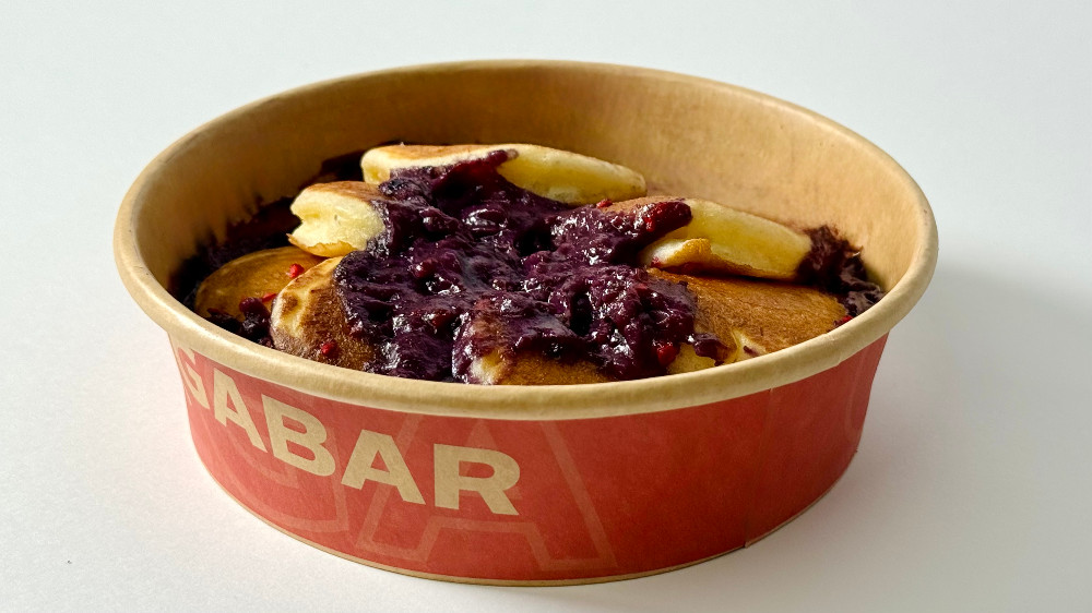 Бейбі-панкейки з чорничним кремом, 215г