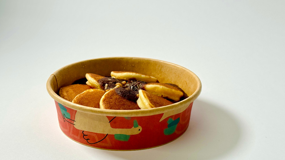 Бейбі-панкейки з бананово-шоколадним кремом, 215г