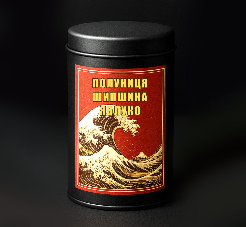 Чай "Полуниця, шипшина, яблуко" 250мл