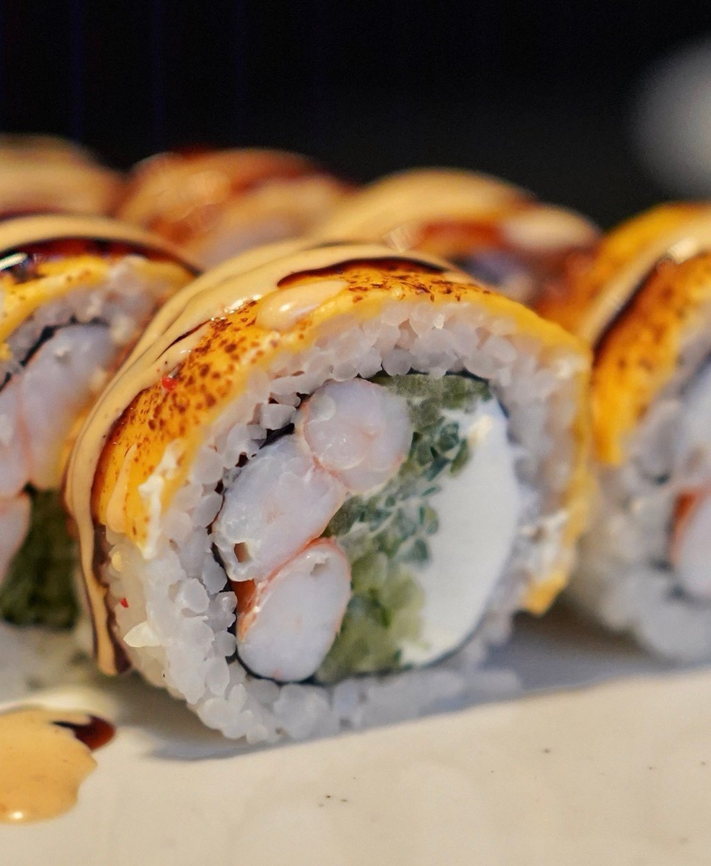  Рол Золотий дракон з креветкою