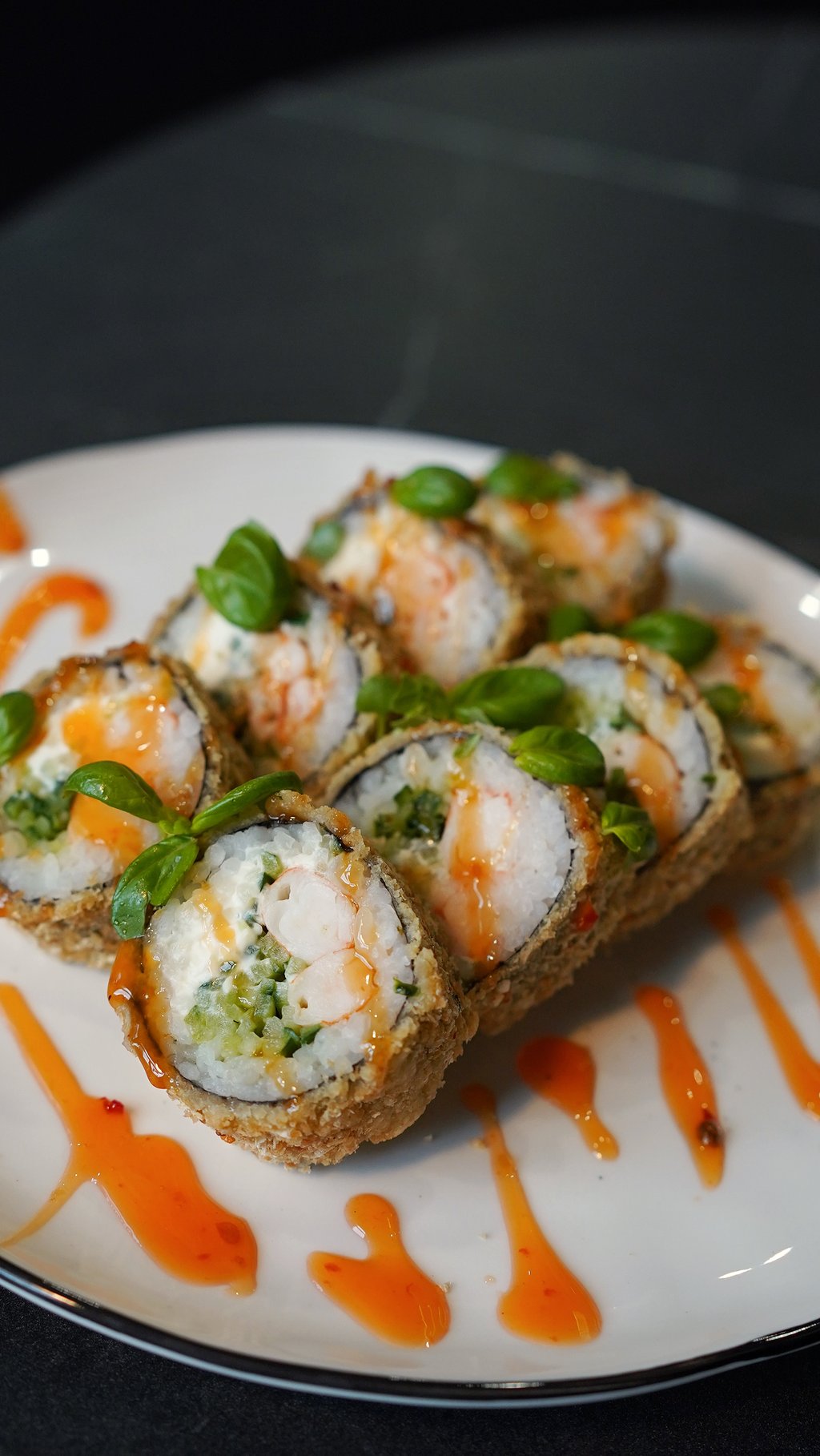 Рол Теплий з креветкою