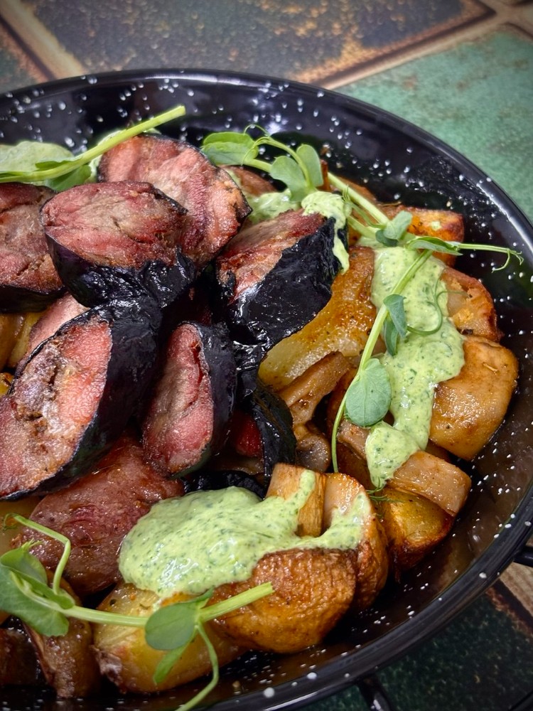 Сковорідка з Зінківською ковбасою та картоплею 350г