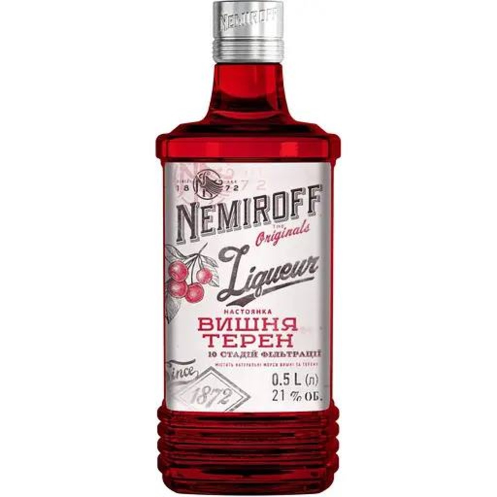 Настоянка Вишня Терен Nemiroff розлив л