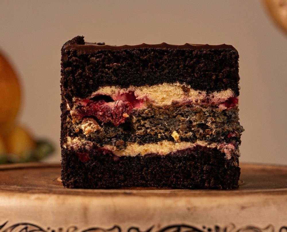 Пляцок "Мак - Вишня"