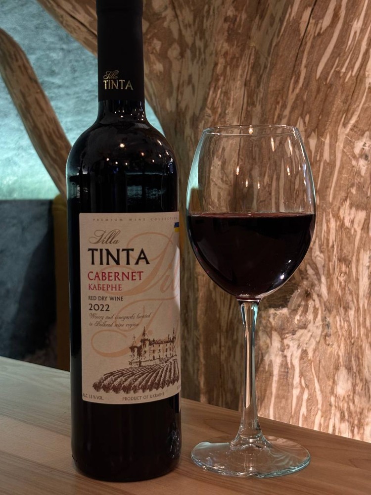 Вино Каберне чер\сухе Villa Tinta Розлив л
