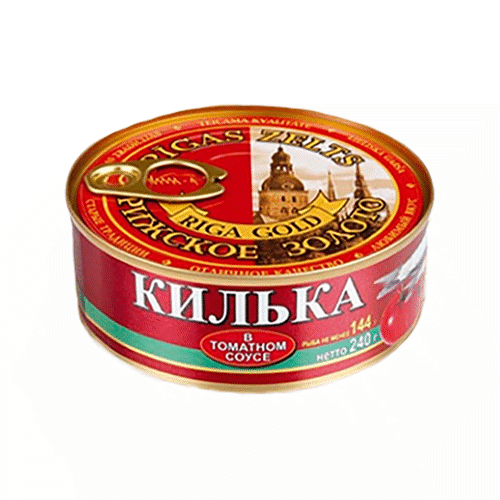Килька в Томате Riga Gold 240гр