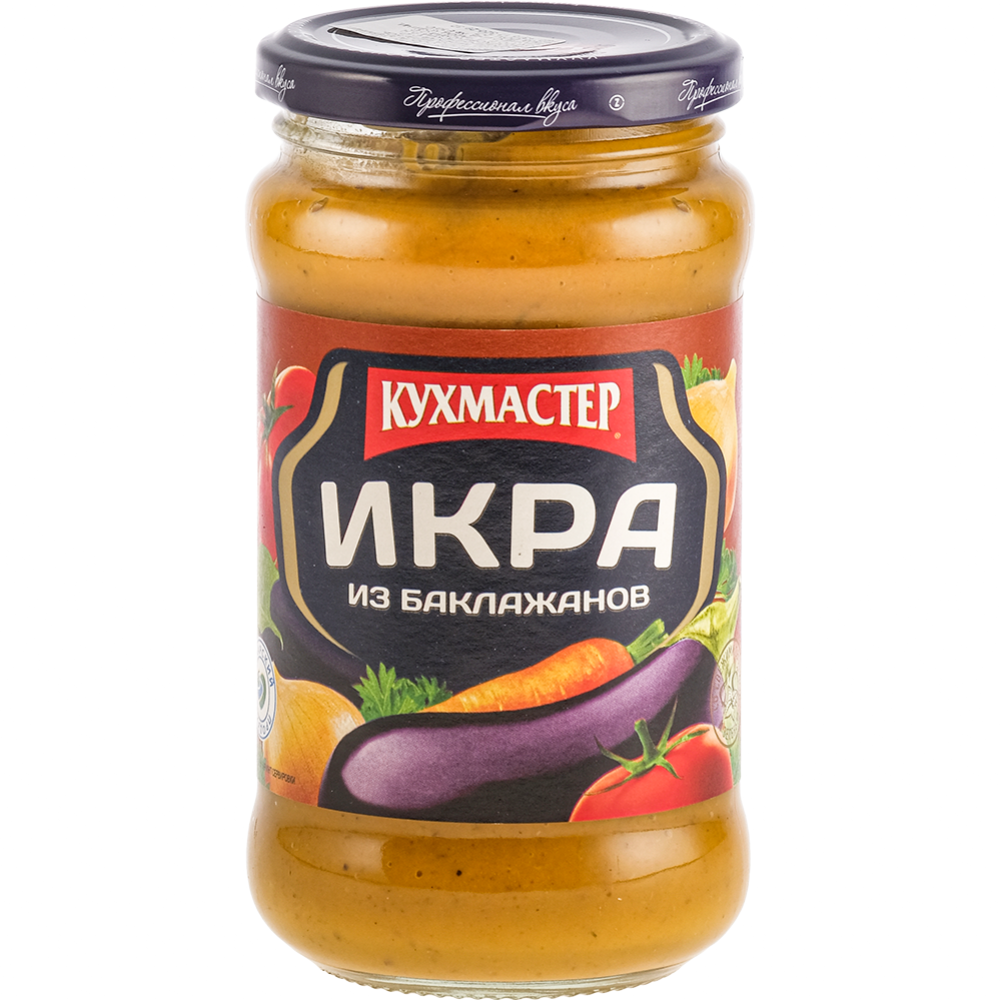 Икра из баклажанов Кухмастер 400гр