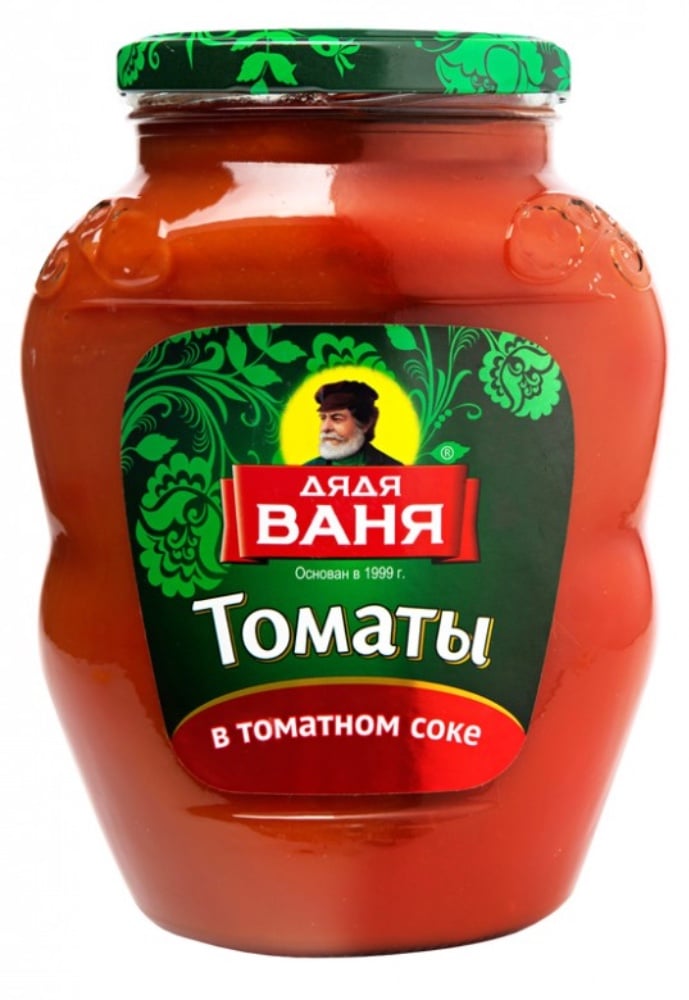 Томаты в соку 680мл Дядя Ваня