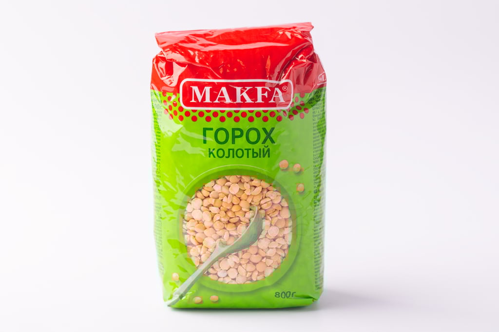 Горох колотый 800гр MAKFA