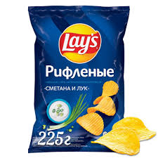 Lays Сметана и лук  225гр