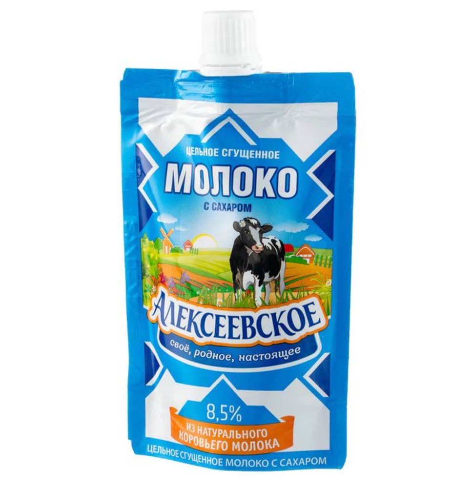Молоко сгущенное Алексеевское