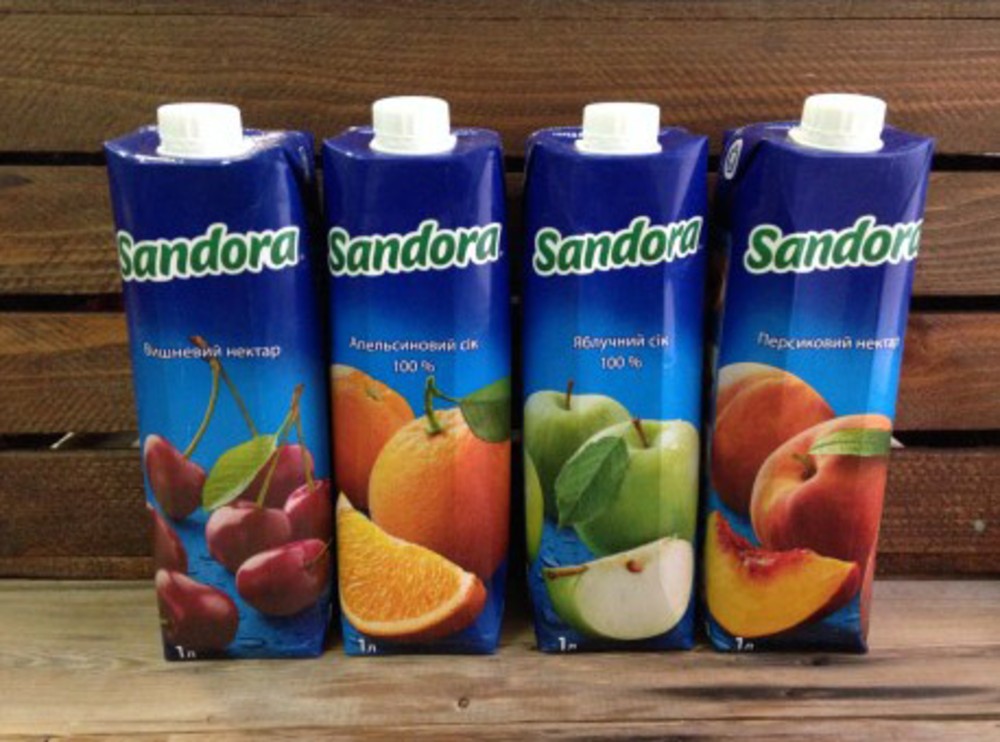 Сік Сандора в асортименті 0,95л