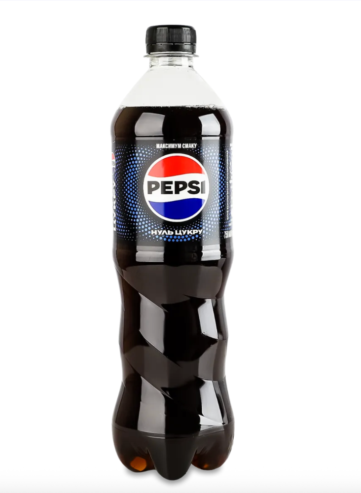 Пепсі блек 0.5 без цукру