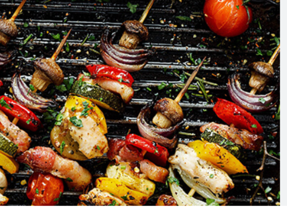 овочі на мангалі за 100гр