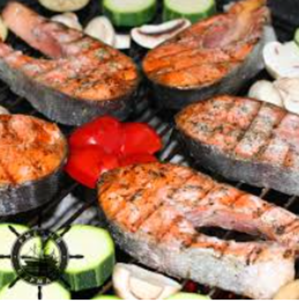 Стейк лосося за 100гр