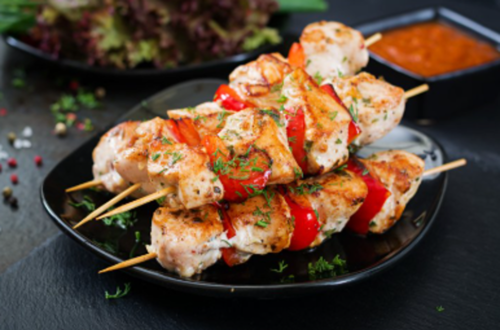 шашлик (куряче філе) за 100гр