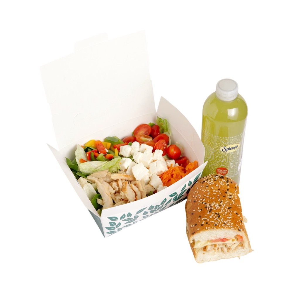 1/2 Panini + Mini Ensalada + Bebida