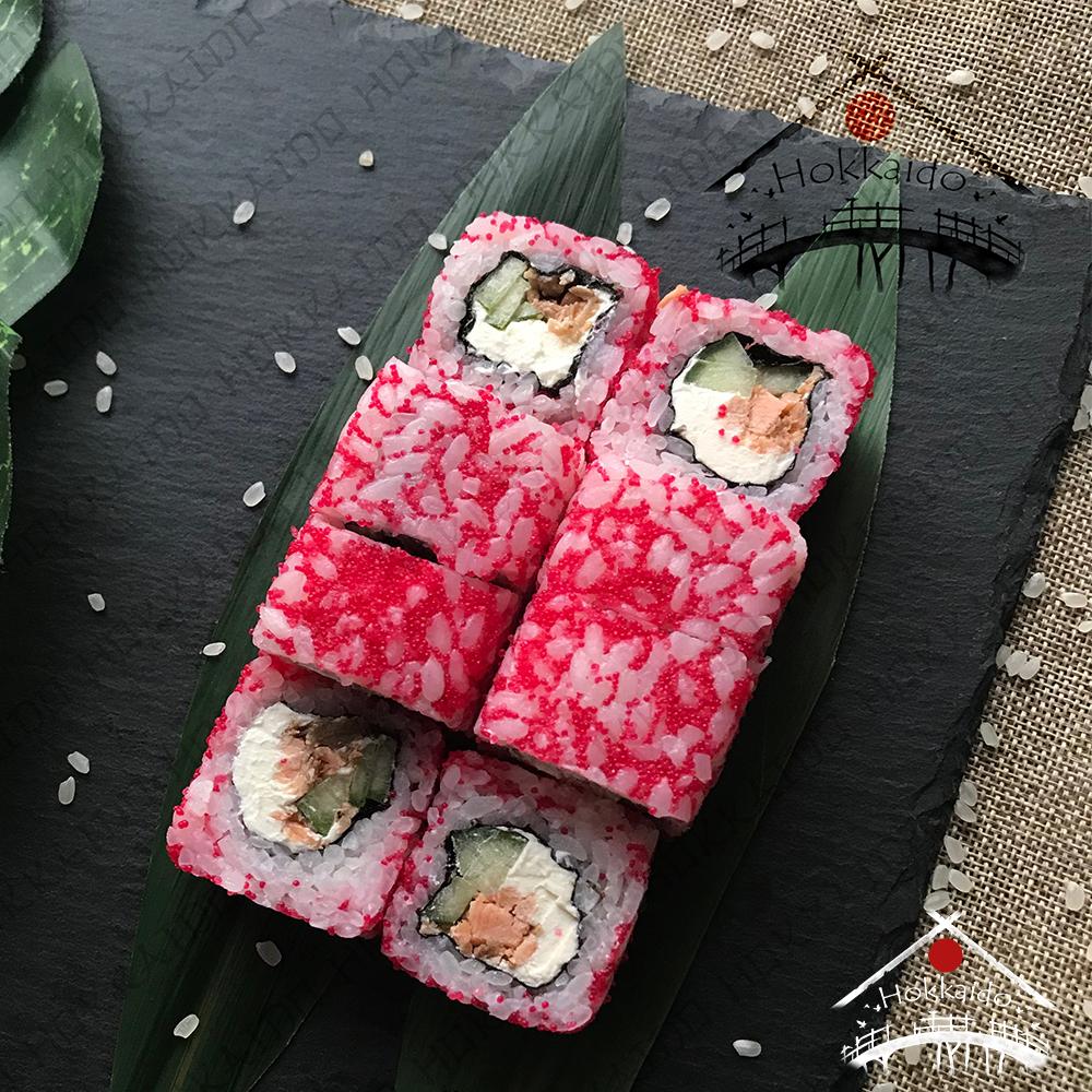 Каліфорнія зі смаженим лососем 