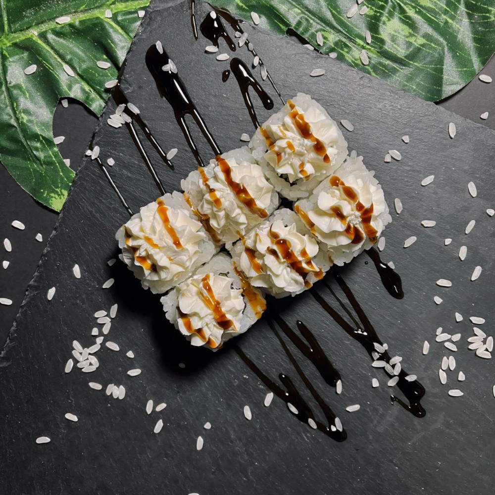 Рол Вулкан з унагі соусом